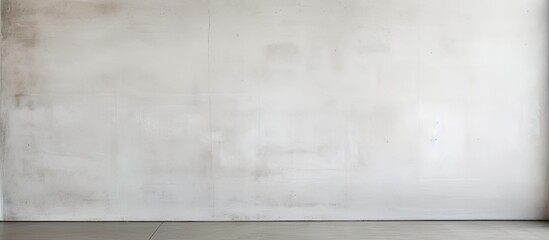 Leinwandbilder - White cement or concrete wall with a simplistic design ideal for backgrounds, with an uncluttered look perfect for showcasing content in a copy space image.