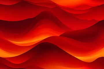 Wall Mural - Abstract wavy twisted red gradient texture background.