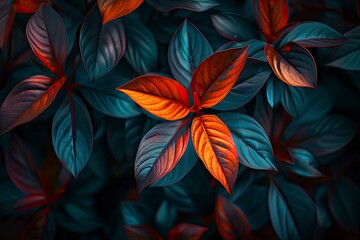 Wall Mural - Leaves, Wallpaper 4k, Plant image - generative ai