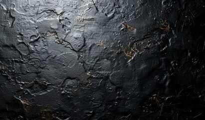 Wall Mural - Abstract Dark Textured Background with Golden Accents