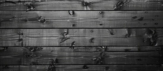Aufkleber - Black wooden boards creating a textured or background for a copy space image.