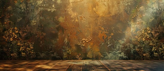 Leinwandbilder - Textured wallpaper with copy space image.
