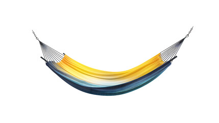 Wall Mural - hammock. yellow and blue gradient colors.