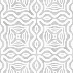 Canvas Print - Washed Out Textured Ornate Pattern