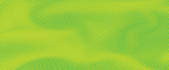 Wall Mural - dots halftone green color pattern gradient texture with technology digital background. dots pop art 