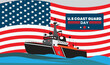 © Md - U.S coast guard day design templet