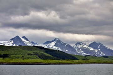 Wall Mural - Arktische Küstenlinie in Nordnorwegen