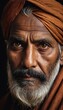 © Alessandro - portrait of indian man, old mand from india, male face, old nepalese