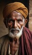 © Alessandro - portrait of indian man, old mand from india, male face, old nepalese