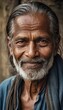 © Alessandro - portrait of indian man, old mand from india, male face, old nepalese