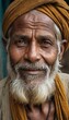 © Alessandro - portrait of indian man, old mand from india, male face, old nepalese