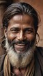© Alessandro - portrait of indian man, old mand from india, male face, old nepalese