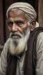 © Alessandro - portrait of indian man, old mand from india, male face, old nepalese