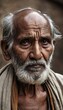 © Alessandro - portrait of indian man, old mand from india, male face, old nepalese