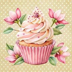 Canvas Print - cupcake