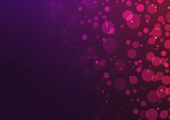 Wall Mural - Simple purple background with circles and dots