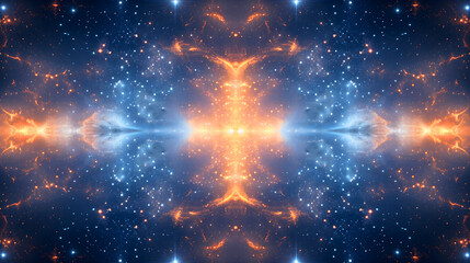 Wall Mural - into the cosmic abyss: unraveling the mysteries of the star galaxy