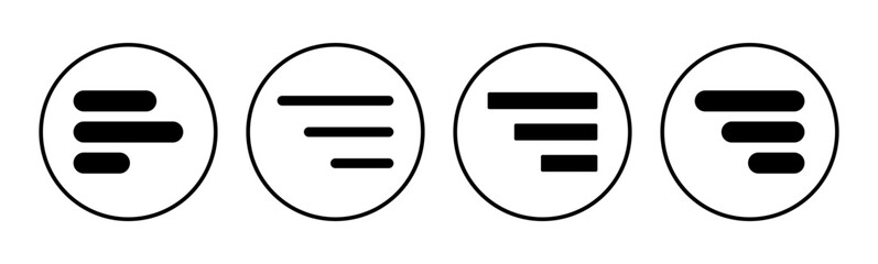 Menu Icon set. web menu icon. hamburger menu symbol