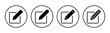 © AAVAA - Edit icon set. edit document icon. edit text icon. pencil. sign up