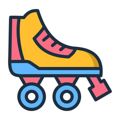 Poster - Roller Skates Icon