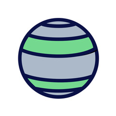 Sticker - simple planet icon design