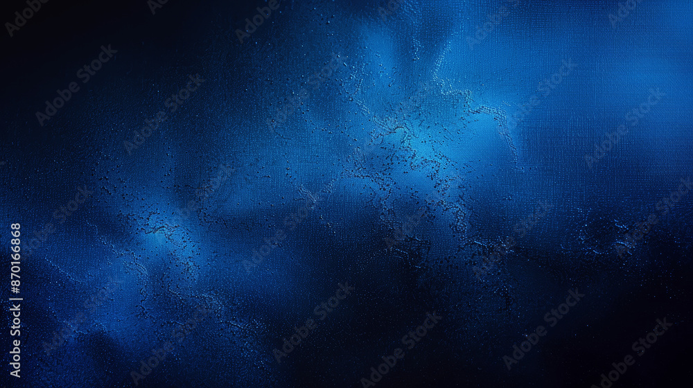 Abstract Blue Gradient Background Grainy Texture Dark Glowing Light ...