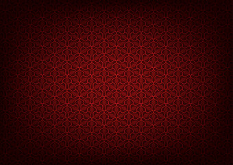 geometric red pattern line flower decoration background