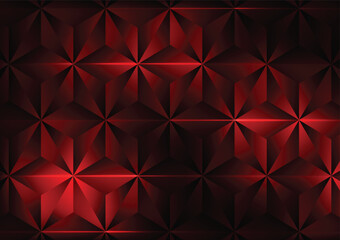 geometric red pattern triangle decoration background