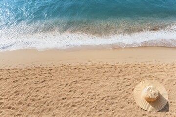 Sticker - Beach Hat and the Ocean