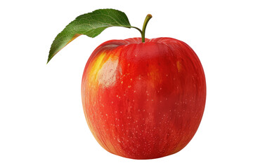 Wall Mural - Red apple isolated on transparent background