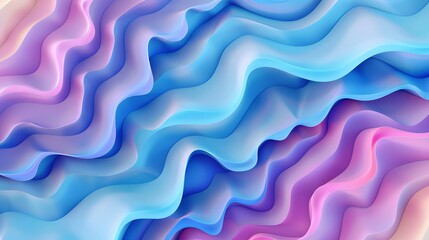 a colorful wavy lines in different colors