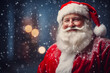 © Dima - Smiling Santa Claus with Copy Space. Generative AI