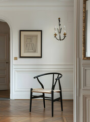 Wall Mural - A photo of the iconic Wishbone chair