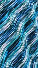 Wall Mural - waving stripes animation. media. futuristic data transfer background. vertical video.