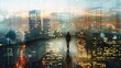 © Purichaya - Double exposure, executive and tech cityscape, forward-looking business