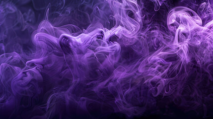 Sticker - Purple smoke illustration