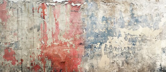 Canvas Print - Dirty wall with ample copy space, featuring a seamless background of artistic texture.