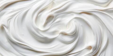 Wall Mural - Creamy Swirls of White