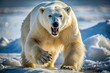 © Jason - angry white polar bear chase and attack