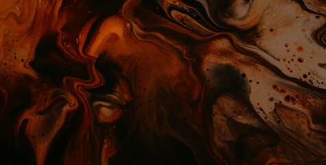 Canvas Print - Fluid Finesse: Unveiling the Intricate Allure of Liquid Art in Oil Paintings
