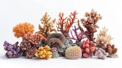 Poster - a group of corals and other sea life