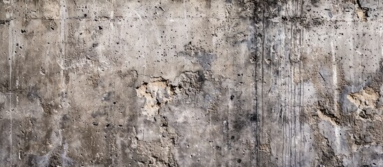 Fototapete - A weathered concrete texture with a seamless pattern suitable for interior decor, web backgrounds, and vintage-themed designs, ideal for a copy space image.