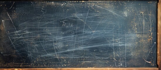 Poster - Close-up view of a school chalkboard with copy space image available.