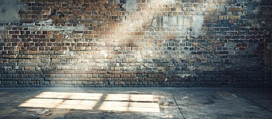 Aufkleber - Vintage brick wall with copy space image.