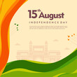 © margakarya - vector india independence day background template