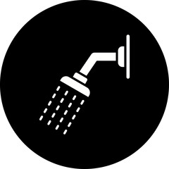 Canvas Print - Shower Icon