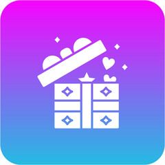 Sticker - Gift box Icon