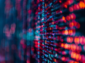 Software developer and computer script abstract technology background