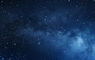 Wall Mural - the night sky is filled with deep space luminaries, constellations, and galaxies