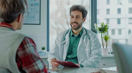 Poster - The doctor with patient